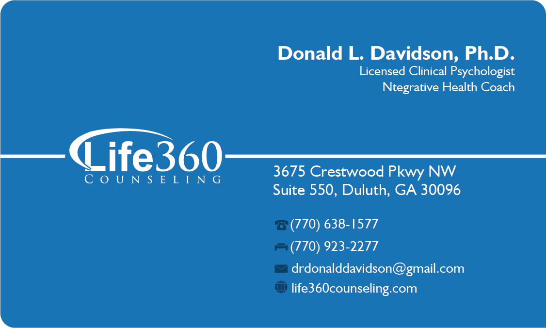 Business Card Design by mohammed0086 for Life360 Counseling | Design #19153476