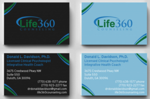 Business Card Design by CC Creative Design for Life360 Counseling | Design: #19244541