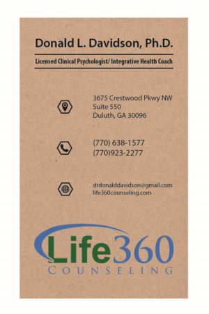 Visitenkarten-Design von Subhendu 3 für Life360 Counseling | Design: #19232674