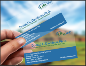 Business Card Design by patulotjessie for Life360 Counseling | Design: #19280442