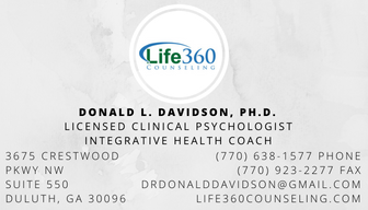 Business Card Design by Andrea Coll for Life360 Counseling | Design #19235834