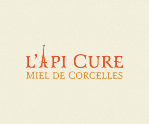 l’Api Cure                 Miel de Corcelles | Logo Design by 91.kremena.petrova