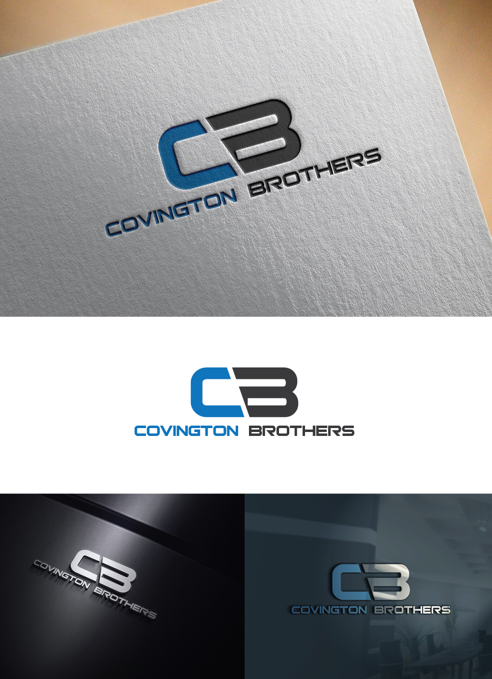 Logo Design by h27 for Covington Brothers | Design #19116366