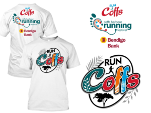 Bendigo Bank Coffs Harbour Running Festival T-Shirt | T-Shirt-Design von 2ndfloorharry