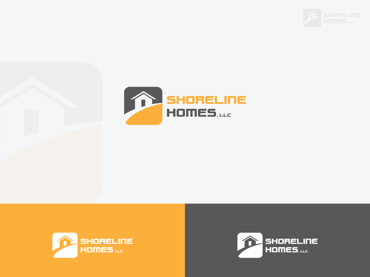 Logo-Design von tamizhekumaran für Shoreline Homes, LLC | Design #2877146