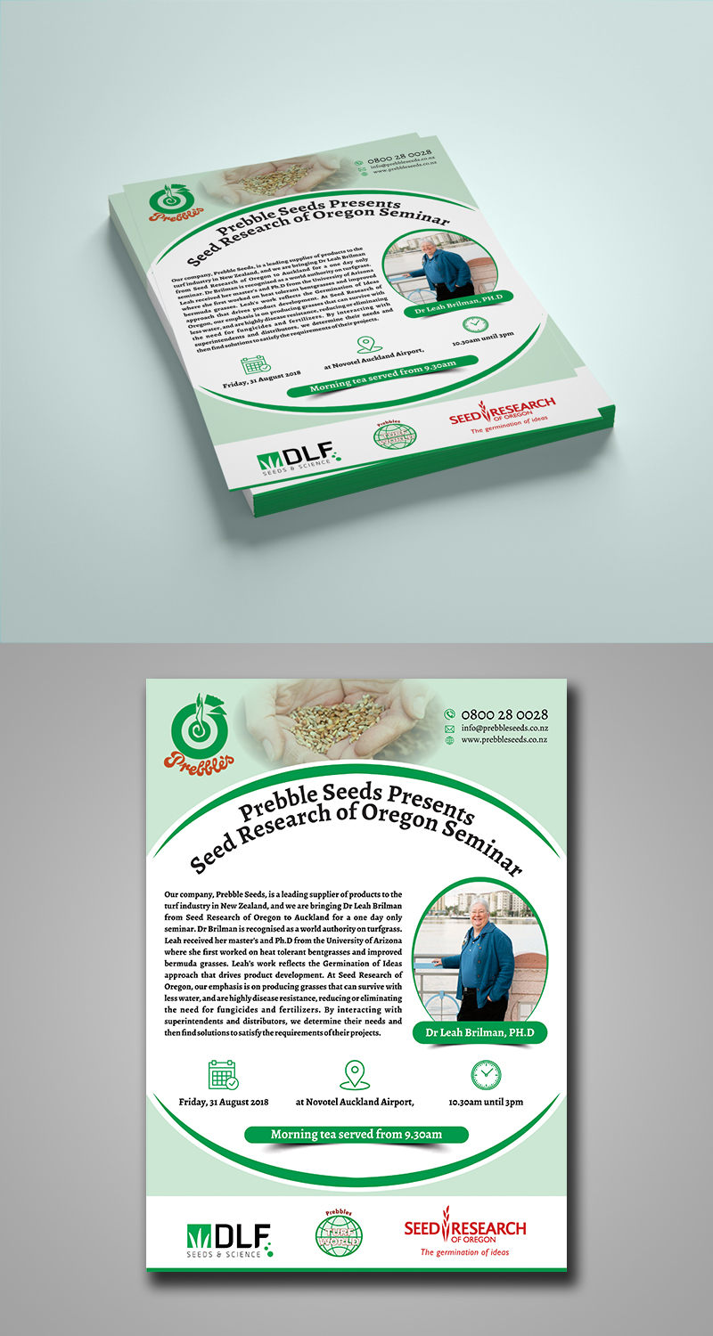 Design de Flyer par ecorokerz pour Prebble Seeds | Design #19093729