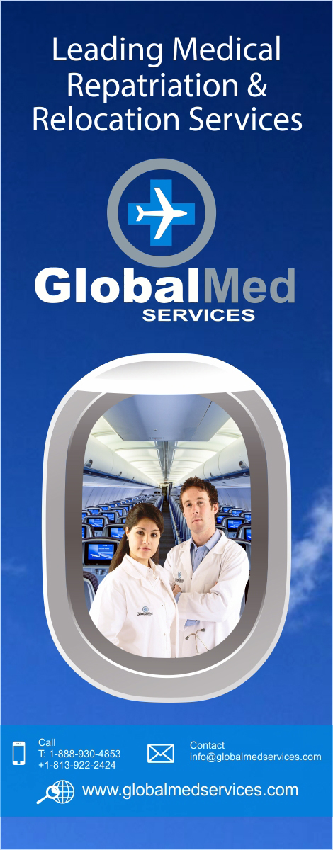 Signage Design by Bins for GlobalMed Services LLC | Design #2866833
