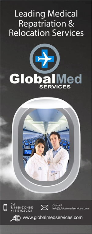 Signage Design by Bins for GlobalMed Services LLC | Design: #2866836