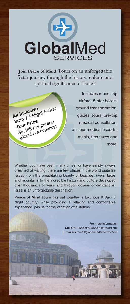 Signage Design by theblueart for GlobalMed Services LLC | Design #2864171