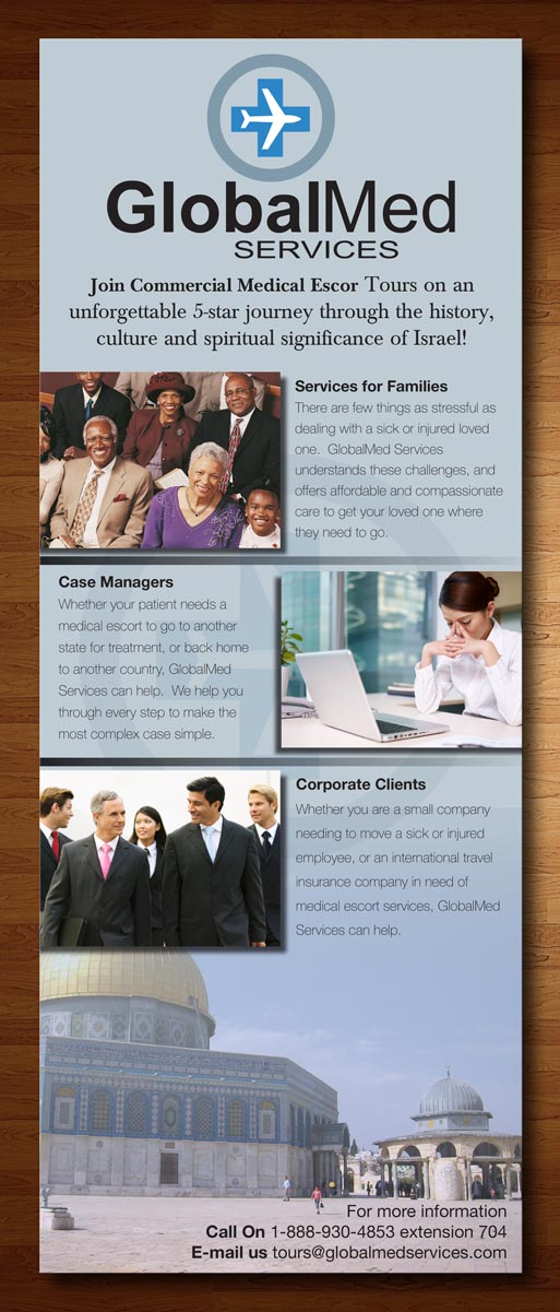 Signage Design by theblueart for GlobalMed Services LLC | Design #2868287