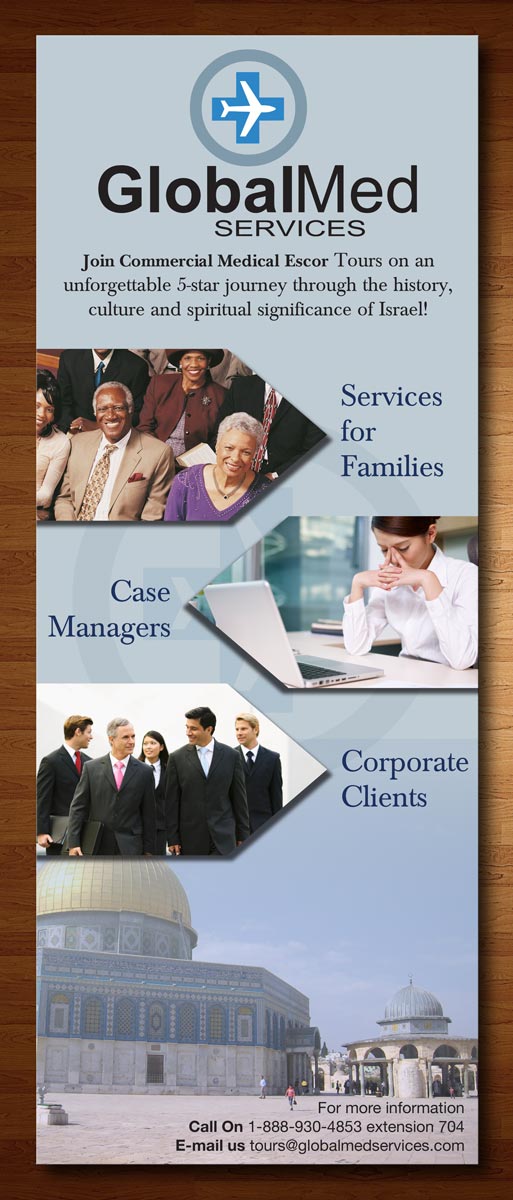 Signage Design by theblueart for GlobalMed Services LLC | Design #2868293