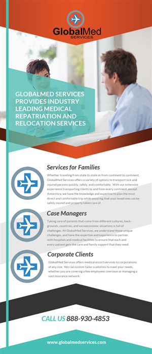Signage Design by Munchie 2 for GlobalMed Services LLC | Design: #2863528