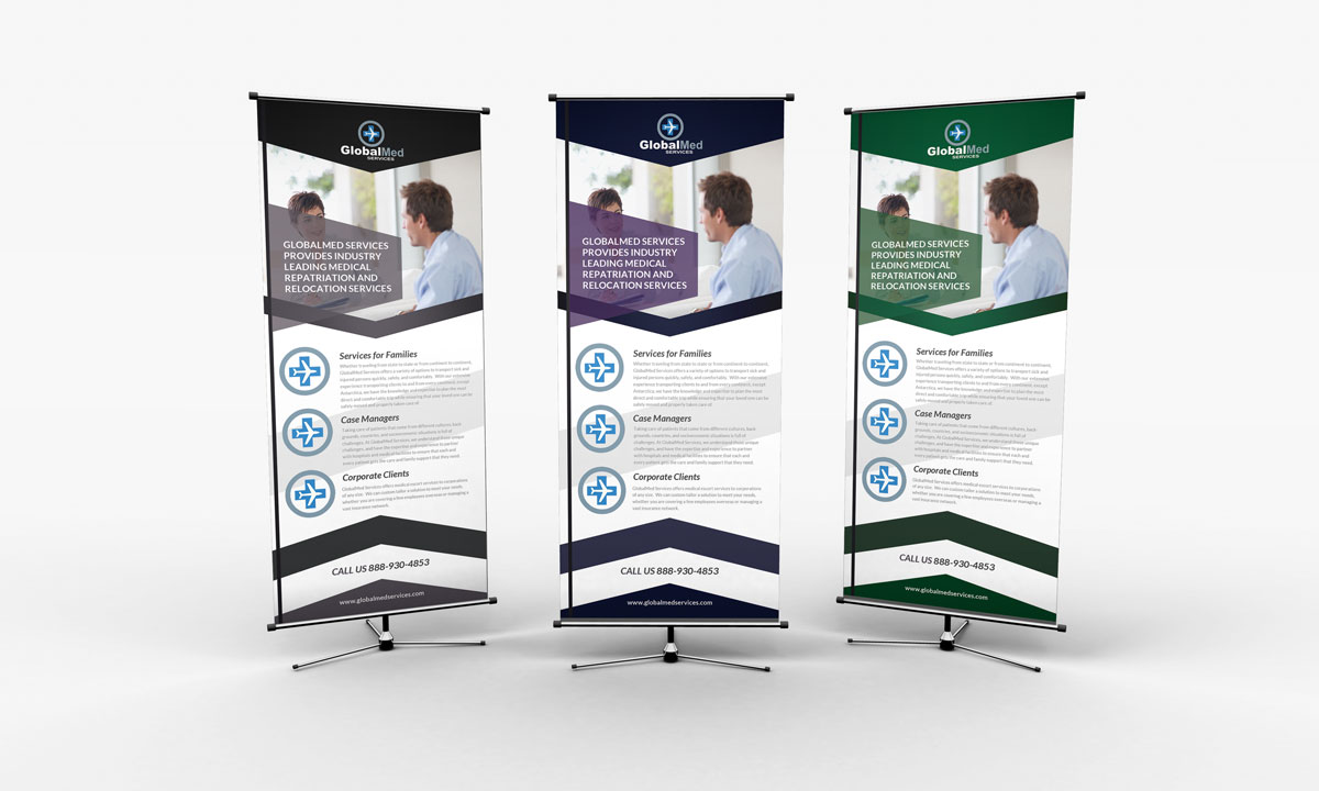 Signage Design by Munchie 2 for GlobalMed Services LLC | Design #2864668