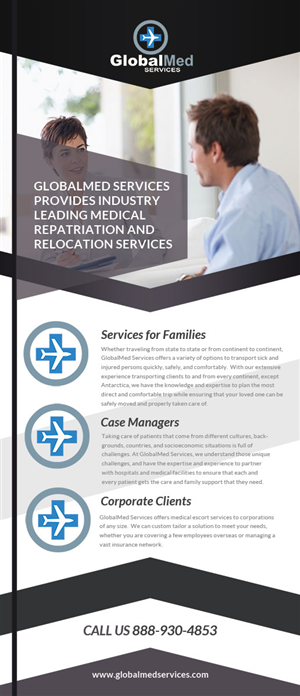 Signage Design by Munchie 2 for GlobalMed Services LLC | Design: #2864670