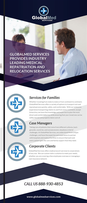 Signage Design by Munchie 2 for GlobalMed Services LLC | Design: #2864671