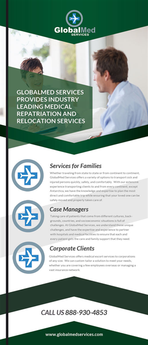 Signage Design by Munchie 2 for GlobalMed Services LLC | Design: #2864672