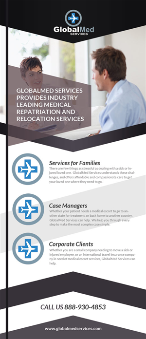 Diseño de Señalética por Munchie 2 para GlobalMed Services LLC | Diseño: #2874091