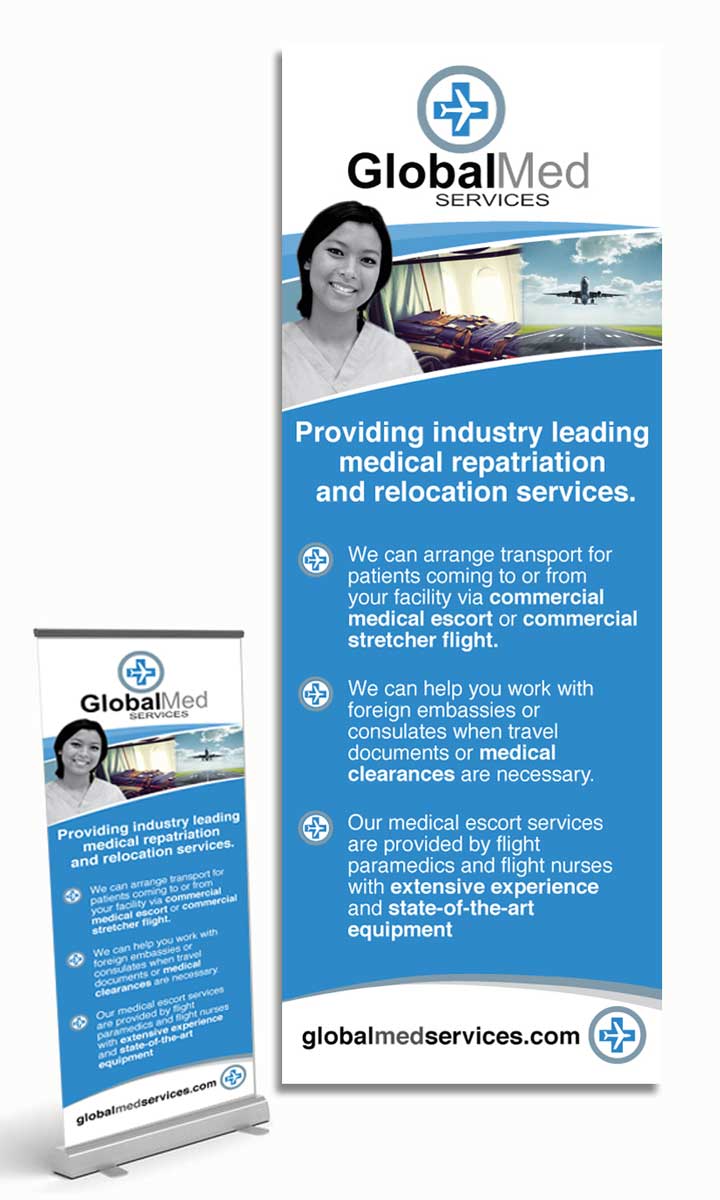 Signage Design by jucoflav for GlobalMed Services LLC | Design #2871809