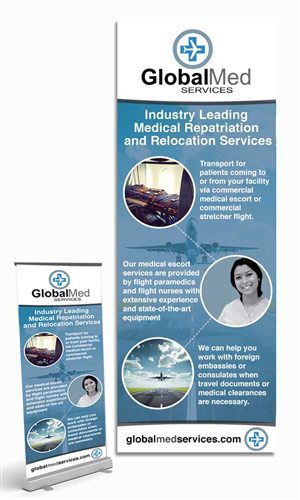 Signage Design by jucoflav for GlobalMed Services LLC | Design: #2872687