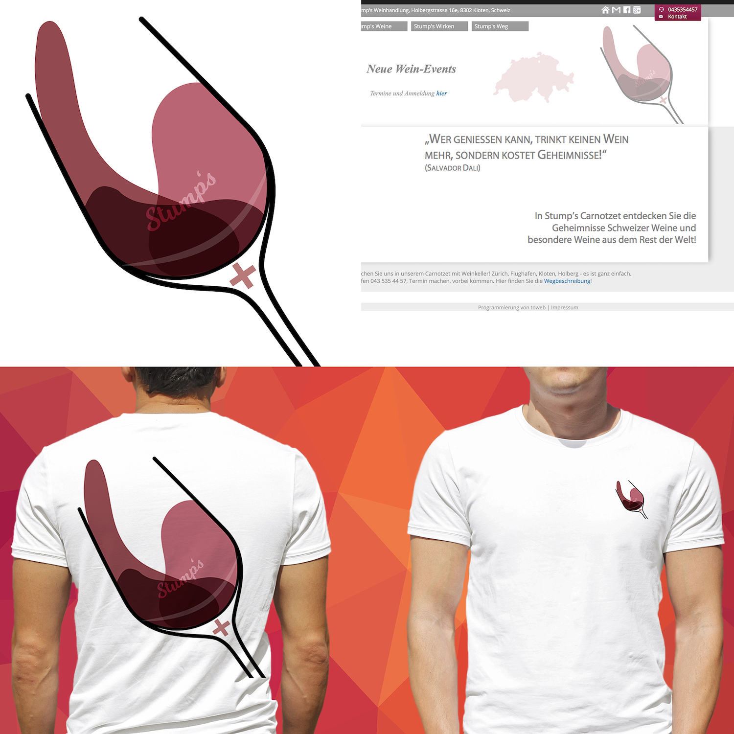 Logo-Design von Kinddesigns für Schweizer Wein Kultur | Design #19259406