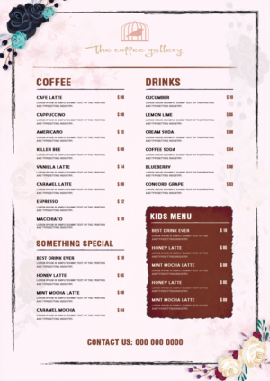 Design de Menu par JB Graphic Design pour ce projet | Design : #19112995