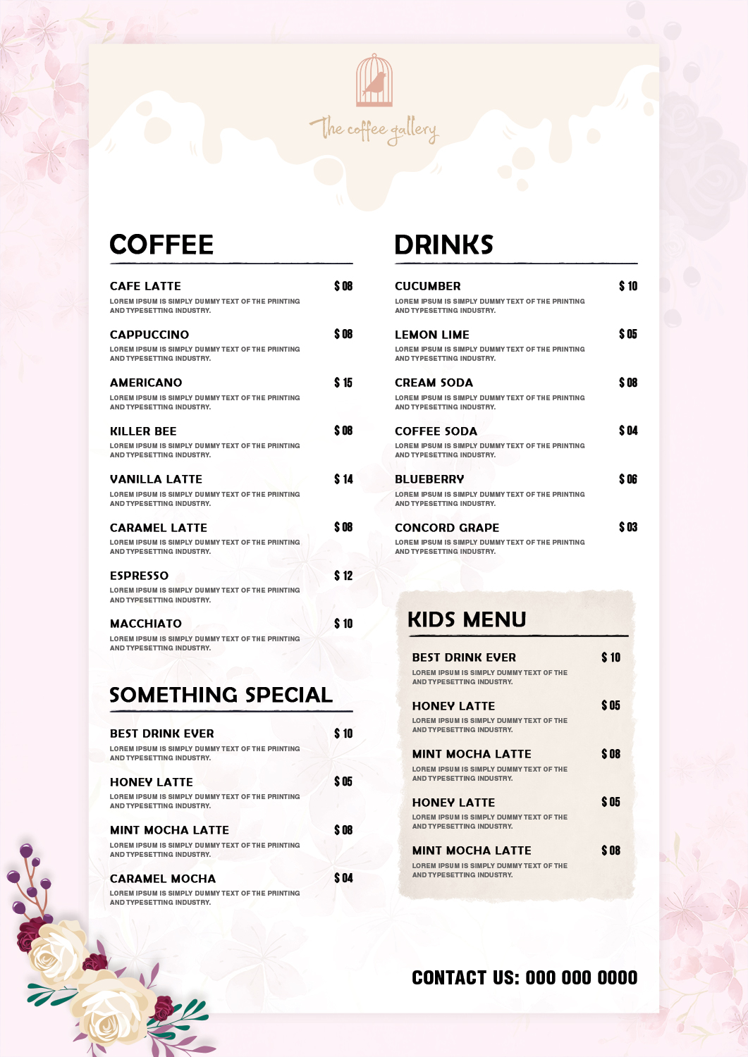 Menu Design by JB Graphic Design for this project | Design #19122506