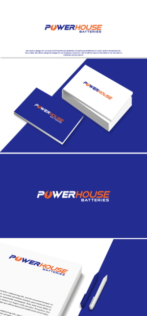 Logo Design by GBDESIGN for Powerhouse Batteries Pty Ltd | Design: #19099945