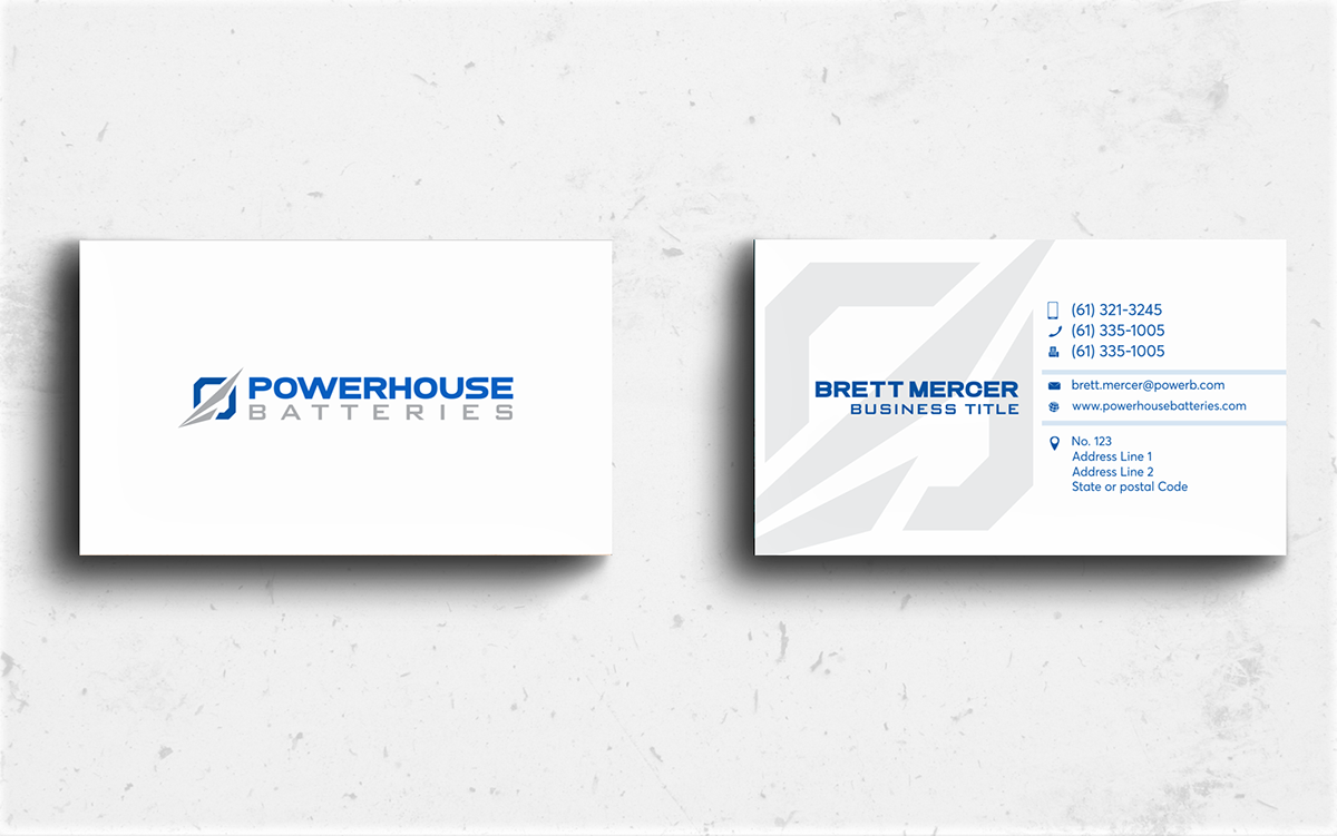 Logo Design by chameerakasundb for Powerhouse Batteries Pty Ltd | Design #19135749