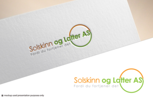 Logo Design by A S design @ for Solskinn og Latter AS | Design: #19123763