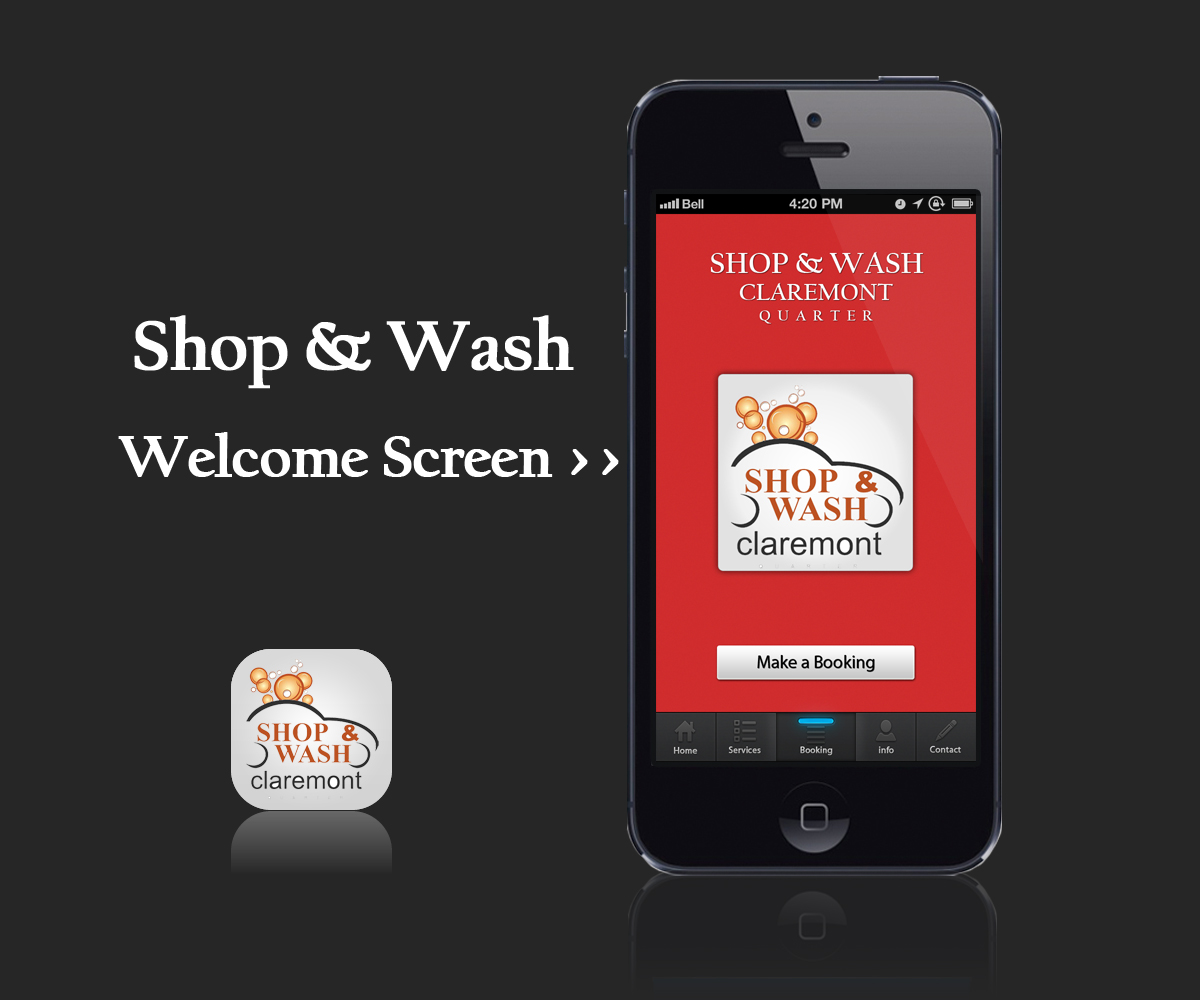 App Design by J. Chaturvedi for Shop and Wash | Design #2865486