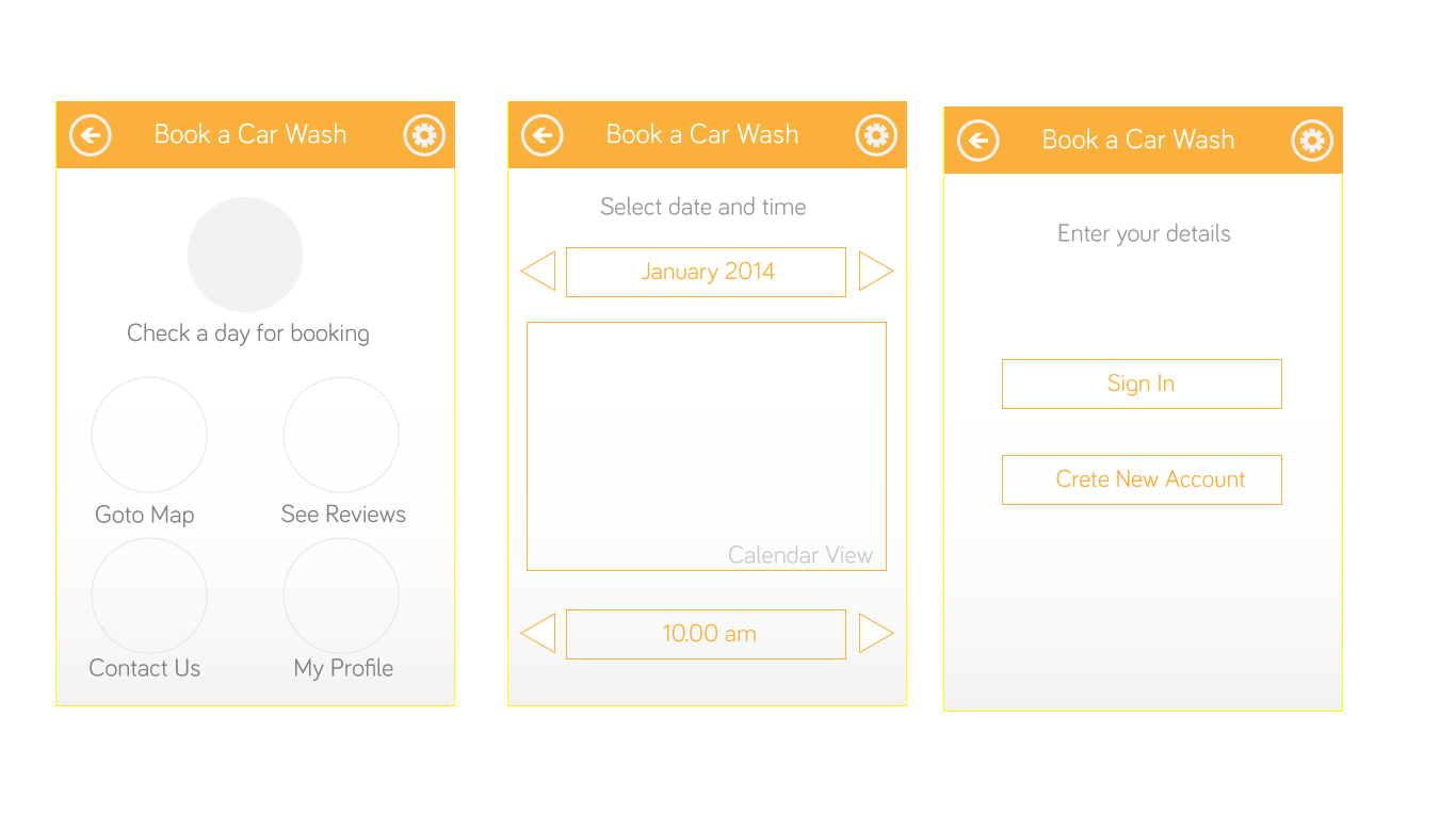 App Design by betablocker for Shop and Wash | Design #2870732