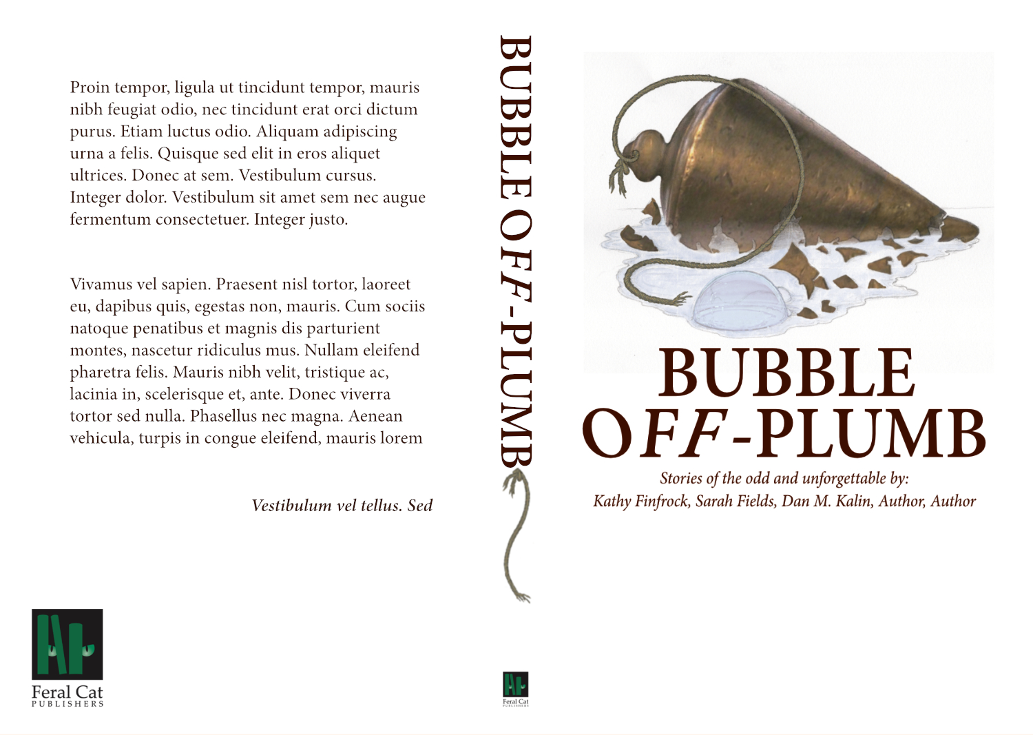 Book Cover Design by priscilla.lorraine.thomas 2 for Feral Cat Publishers | Design: #19146863
