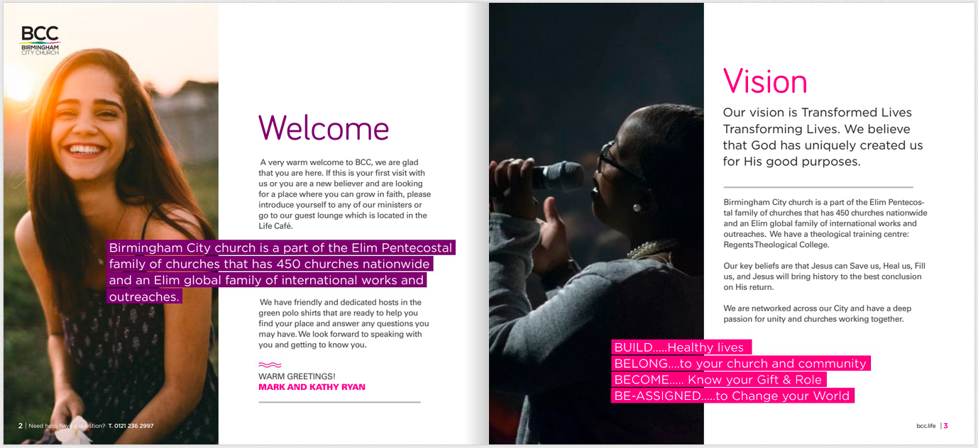 Flyer Design by Daniel James for Birmingham City church  | Design: #19093239