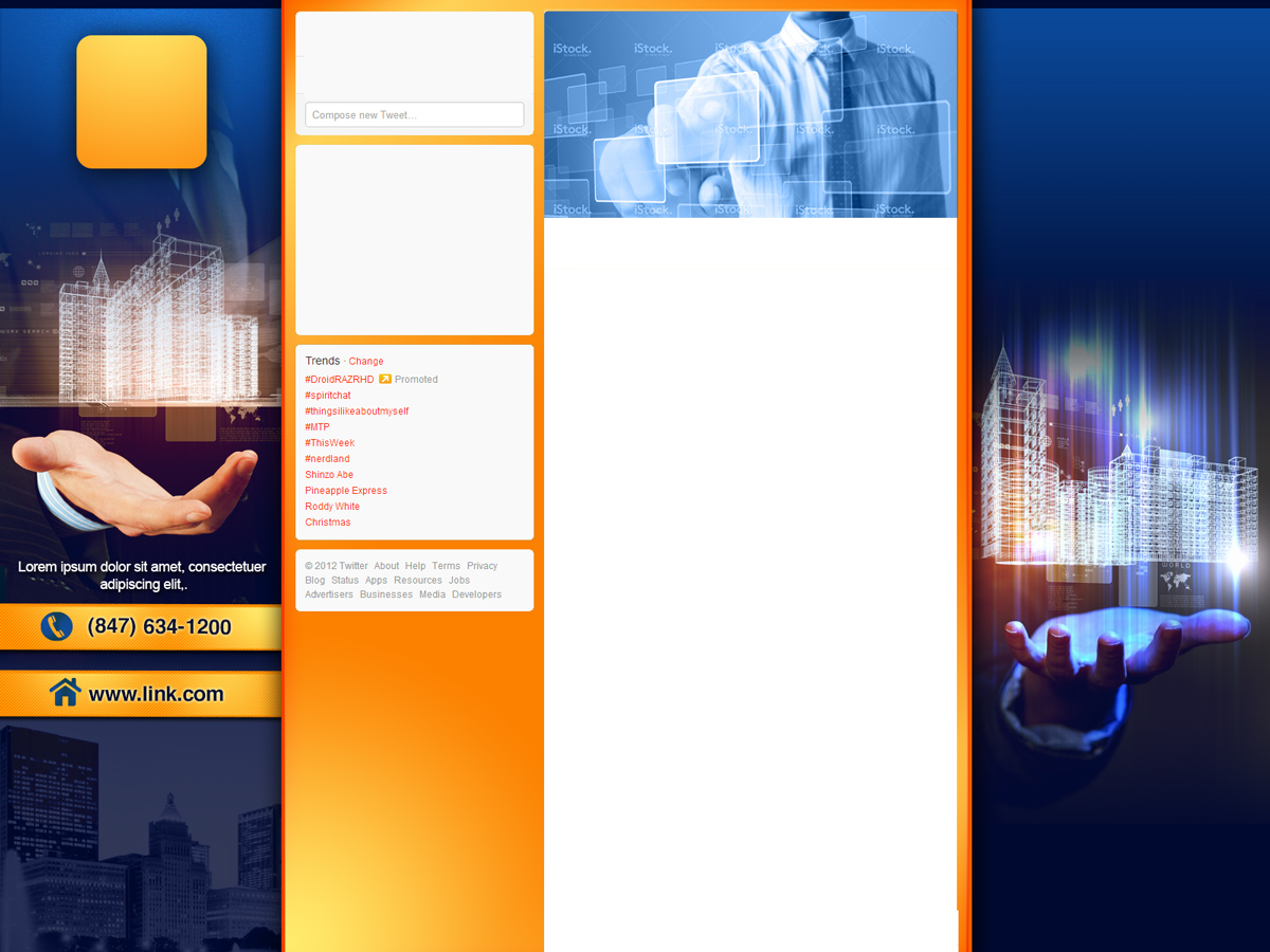 Twitter Design by cr8tive84 for this project | Design #2898484