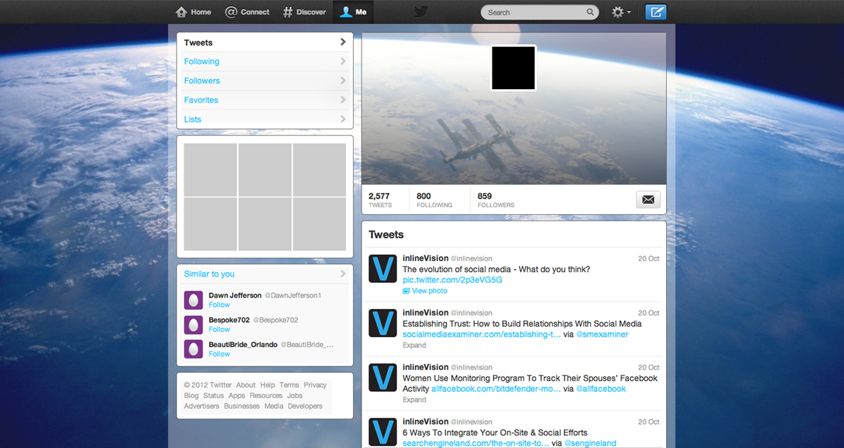 Twitter-Design von medhoover für dieses Projekt | Design #2857916
