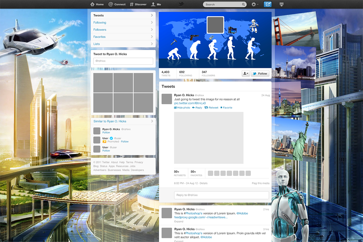 Twitter Design by Petar Yordanov for this project | Design #2890937