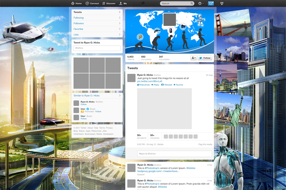 Twitter Design by Petar Yordanov for this project | Design #2906341