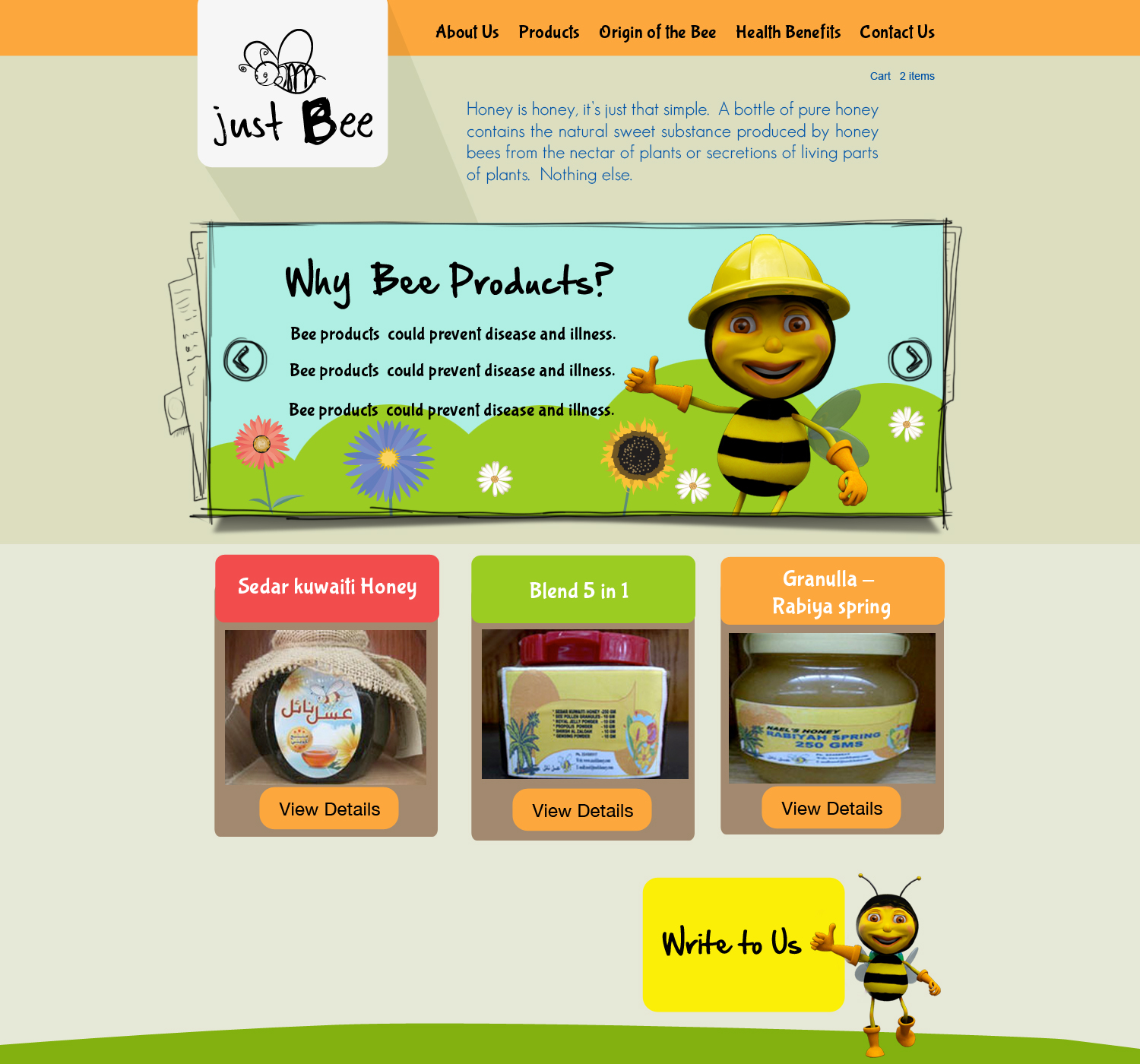 Diseño Web por artistraman para Just Bee Co. | Diseño #2868159
