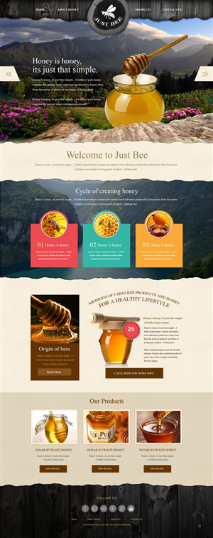 Web-Design von pb für Just Bee Co. | Design: #2866965