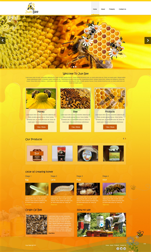 Web-Design von pb für Just Bee Co. | Design: #2869910