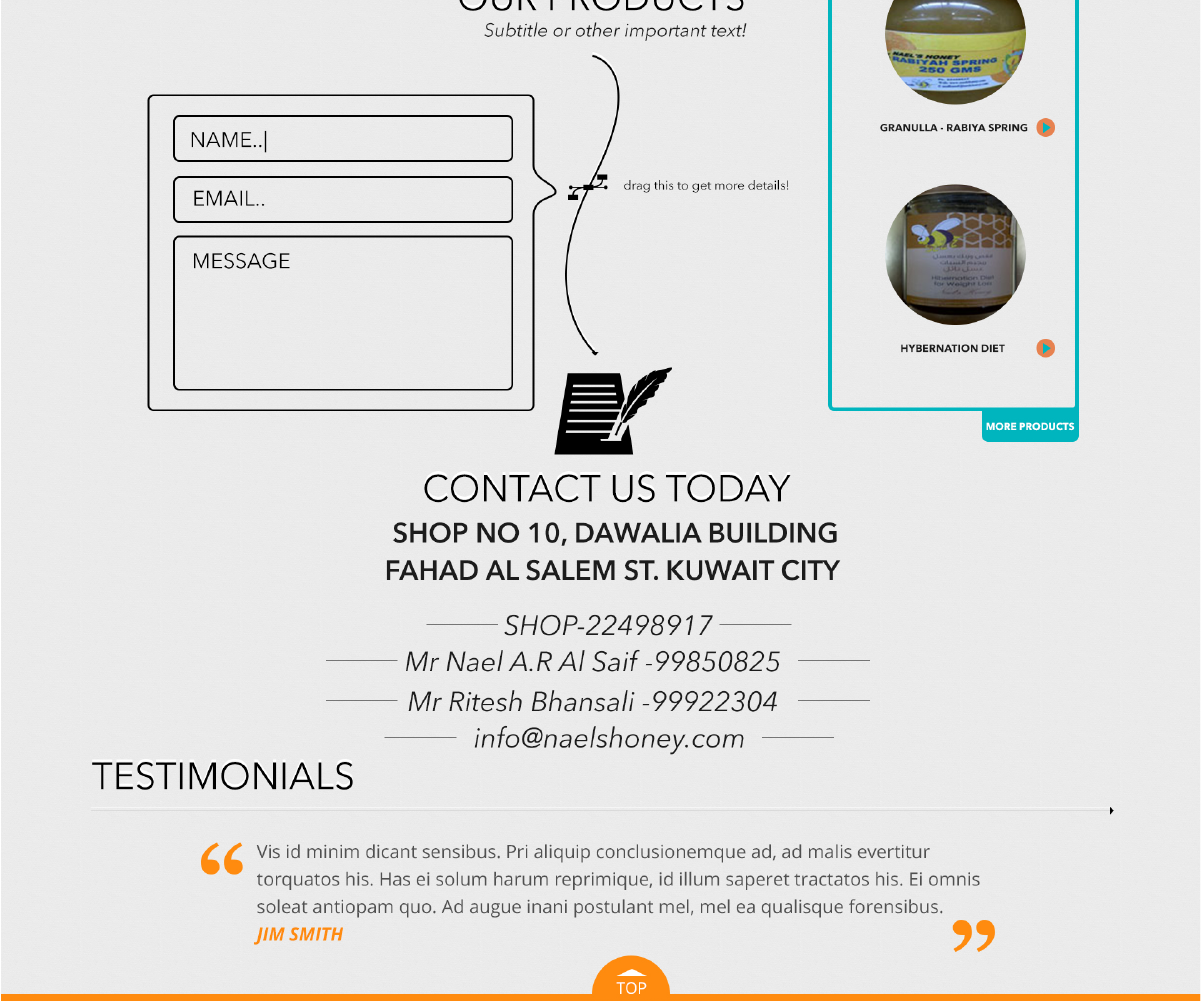 Diseño Web por Actime para Just Bee Co. | Diseño #2867634