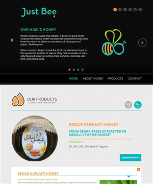 Web-Design von Actime für Just Bee Co. | Design: #2875807