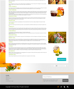 Web-Design von Actime für Just Bee Co. | Design: #2875865