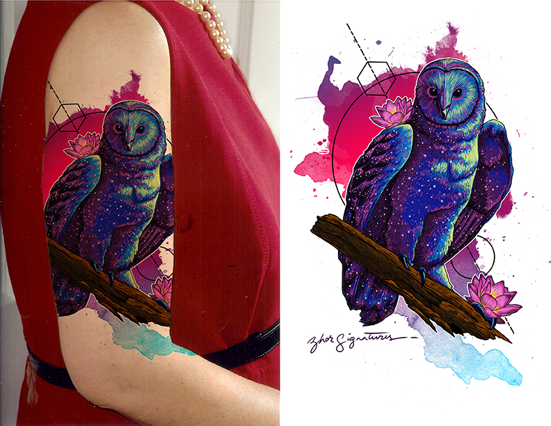 Tattoo Design by Zhor Signatures for this project | Design #19126909