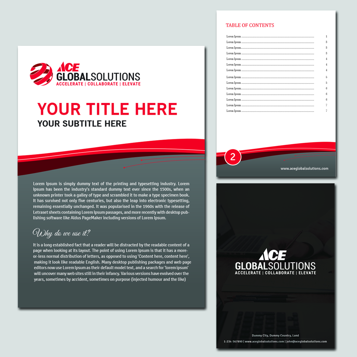 Word Template Design by Creative Jiniya for this project | Design #19097557