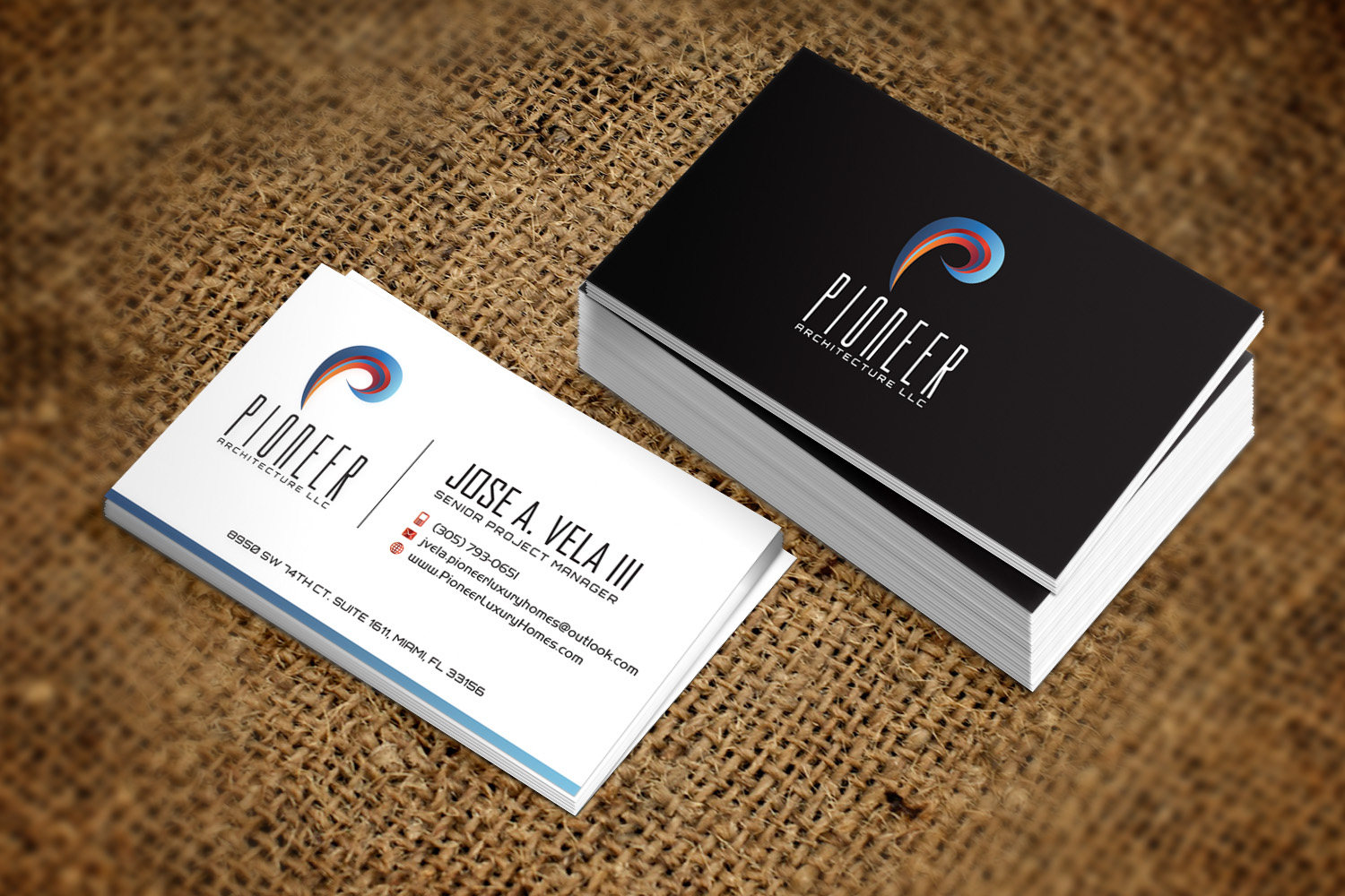 Business Card Design by Sandaruwan for Pioneer Inter-Development, Inc.  | Design #19098392