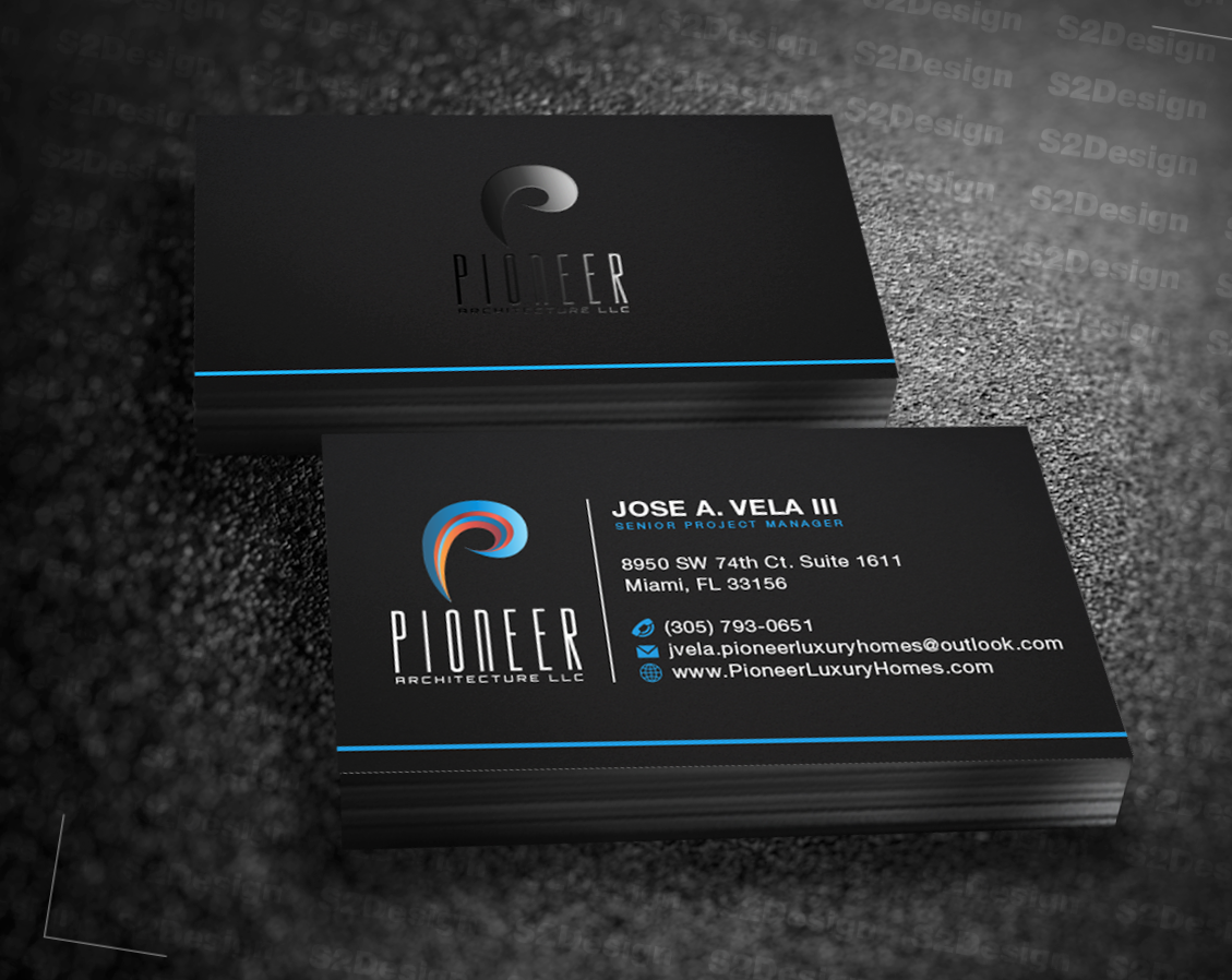 Business Card Design by S22design for Pioneer Inter-Development, Inc.  | Design #19095158