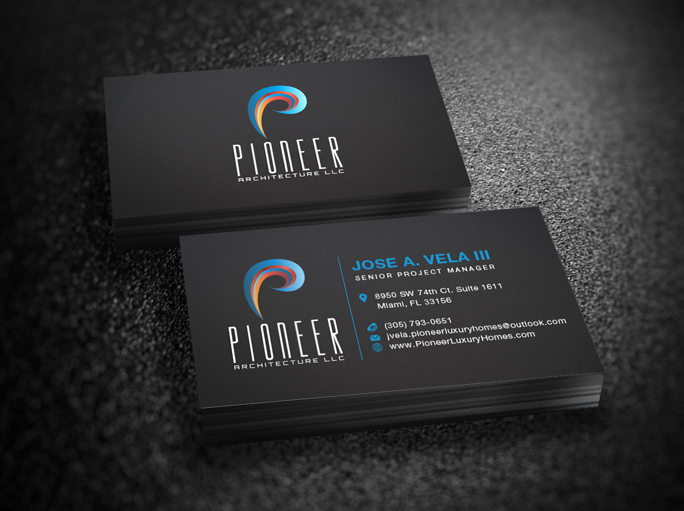 Business Card Design by S22design for Pioneer Inter-Development, Inc.  | Design #19097404