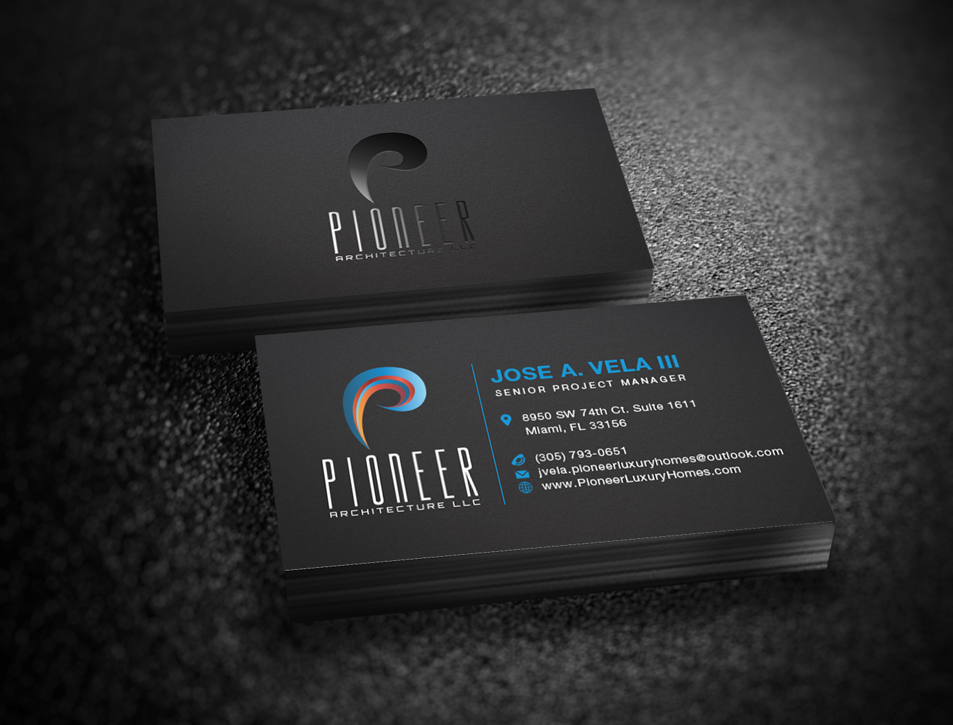 Business Card Design by S22design for Pioneer Inter-Development, Inc.  | Design #19098190