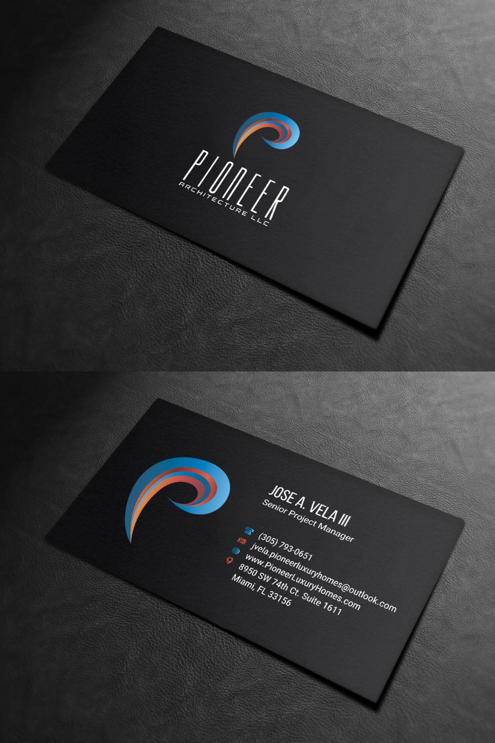 Business Card Design by INDIAN_Ashok for Pioneer Inter-Development, Inc.  | Design #19095070